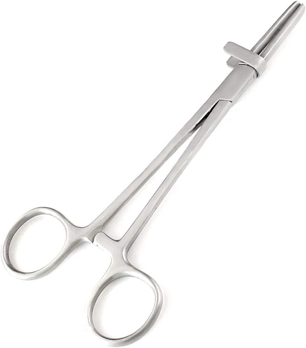 TUBE Occluding Clamp Forceps with Guard 7.25"