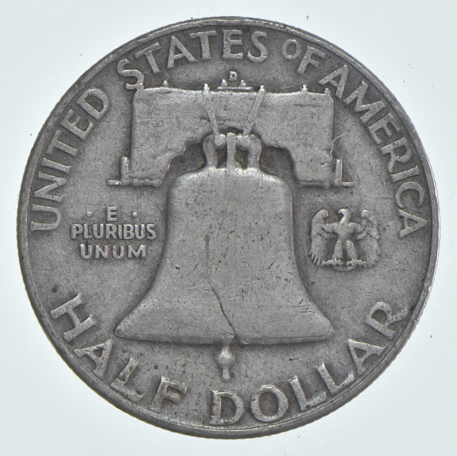 1954-D Franklin Half Dollar Circulated 90% Silver (1pc)
