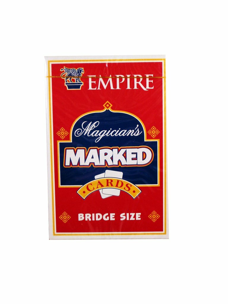 MARKED CARD DECK EMPIRE BRIDGE SIZE MAGIC TRICKS MIND READING