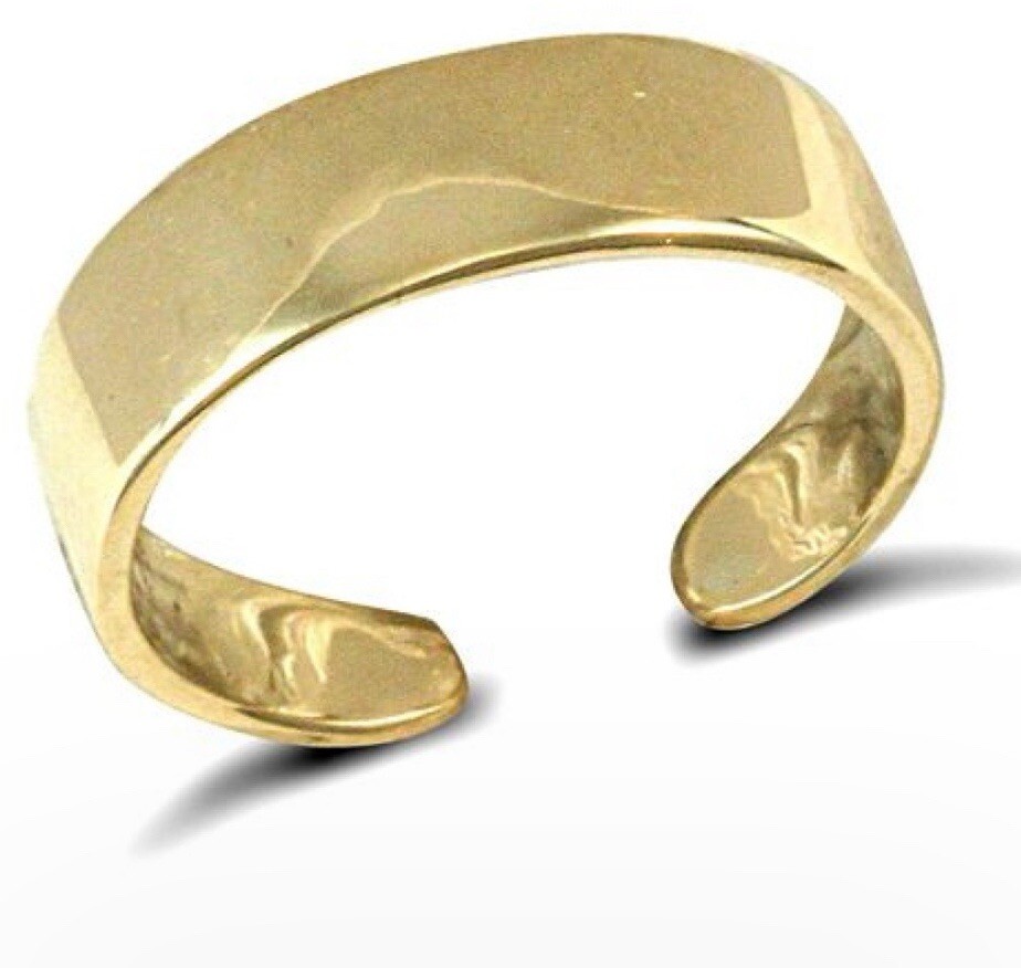 9ct Gold Toe Ring Toe Ring 9ct Yellow Gold Solid Gold Easy Fit Extra Wide
