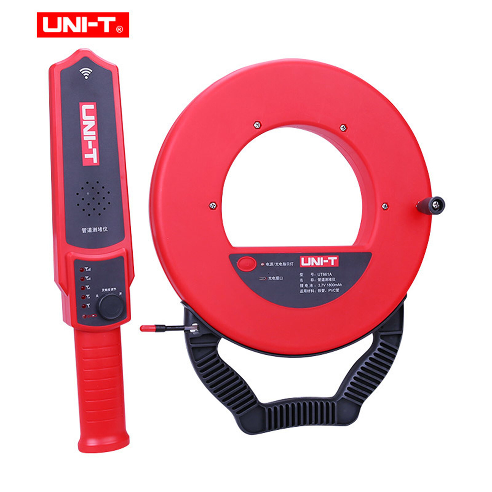 UNI-T UT661A Wall PVC Iron Pipe Blockage Detector Diagnostic-tool Scanner