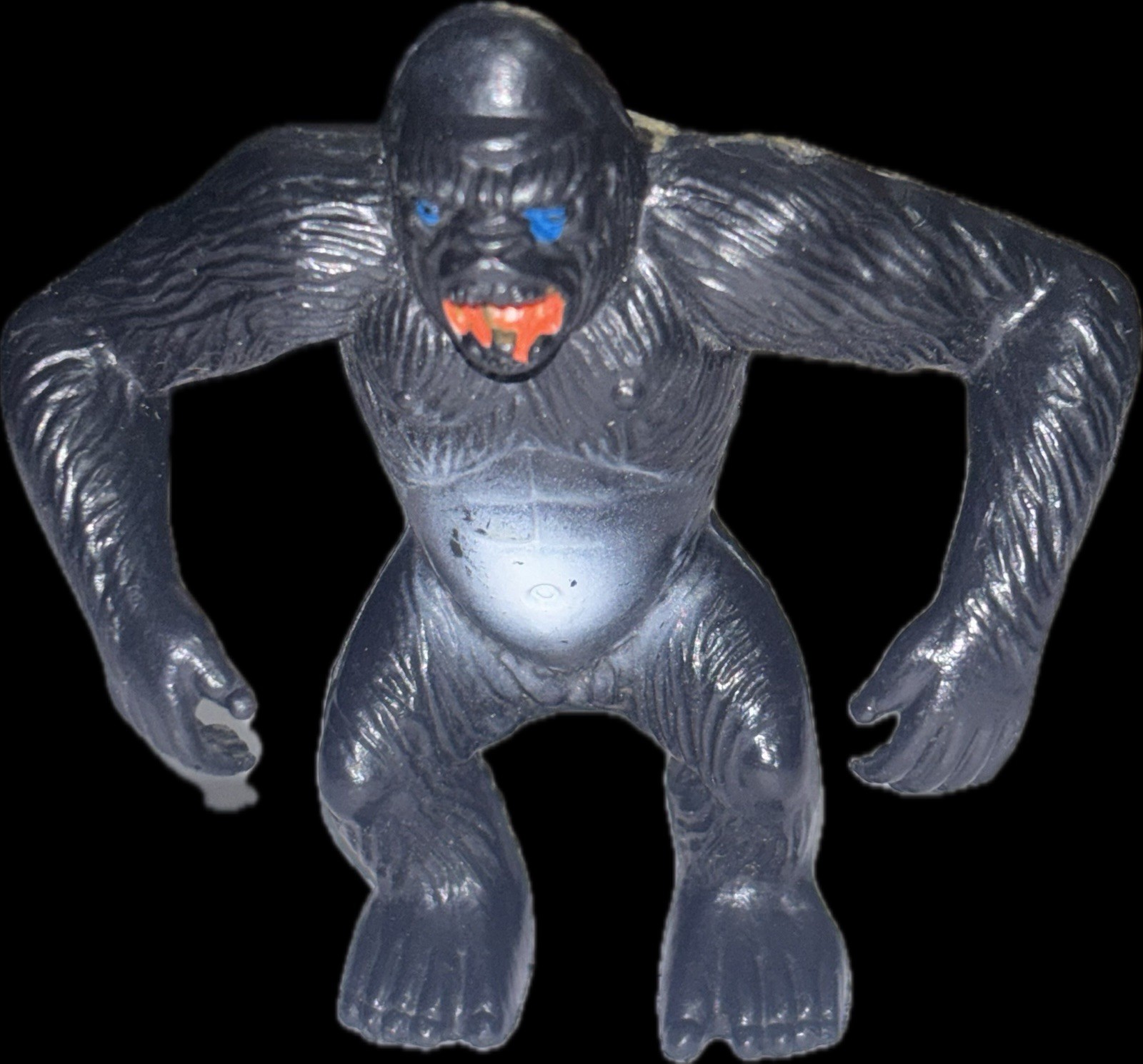 RARE 1970's Plastic Gorilla King Kong Knockoff Bootleg Figure Animal Ape A1