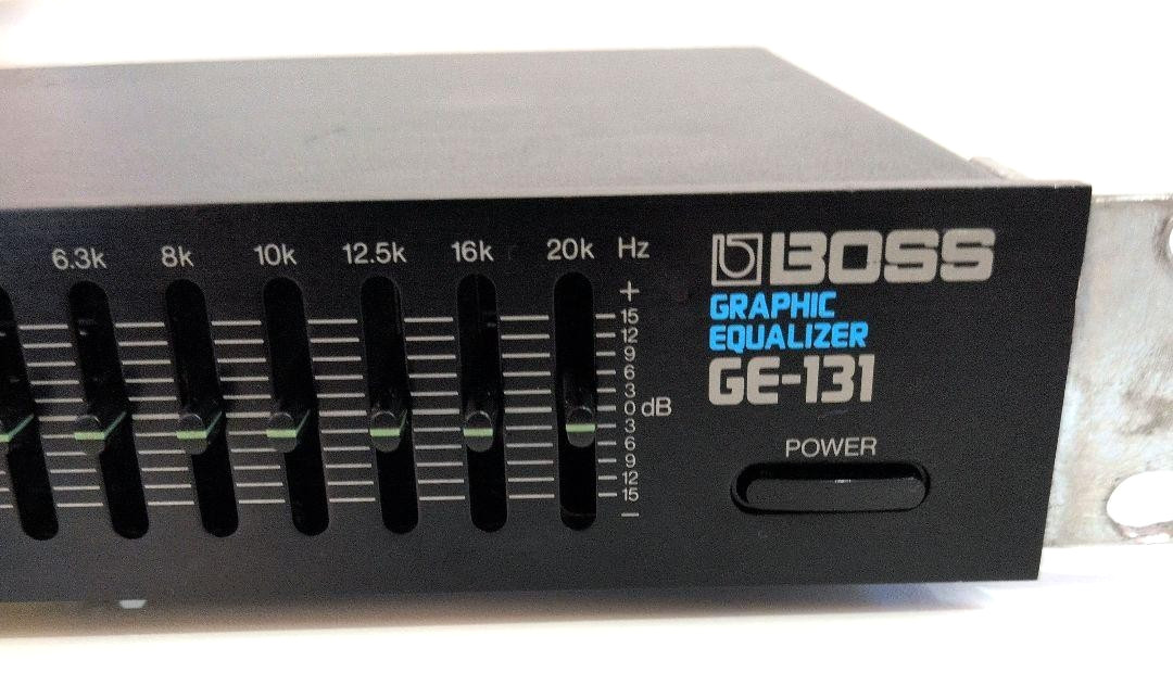 BOSS by Roland Graphic Equalizer Guitar Effects Rack Made in Japan AC100V