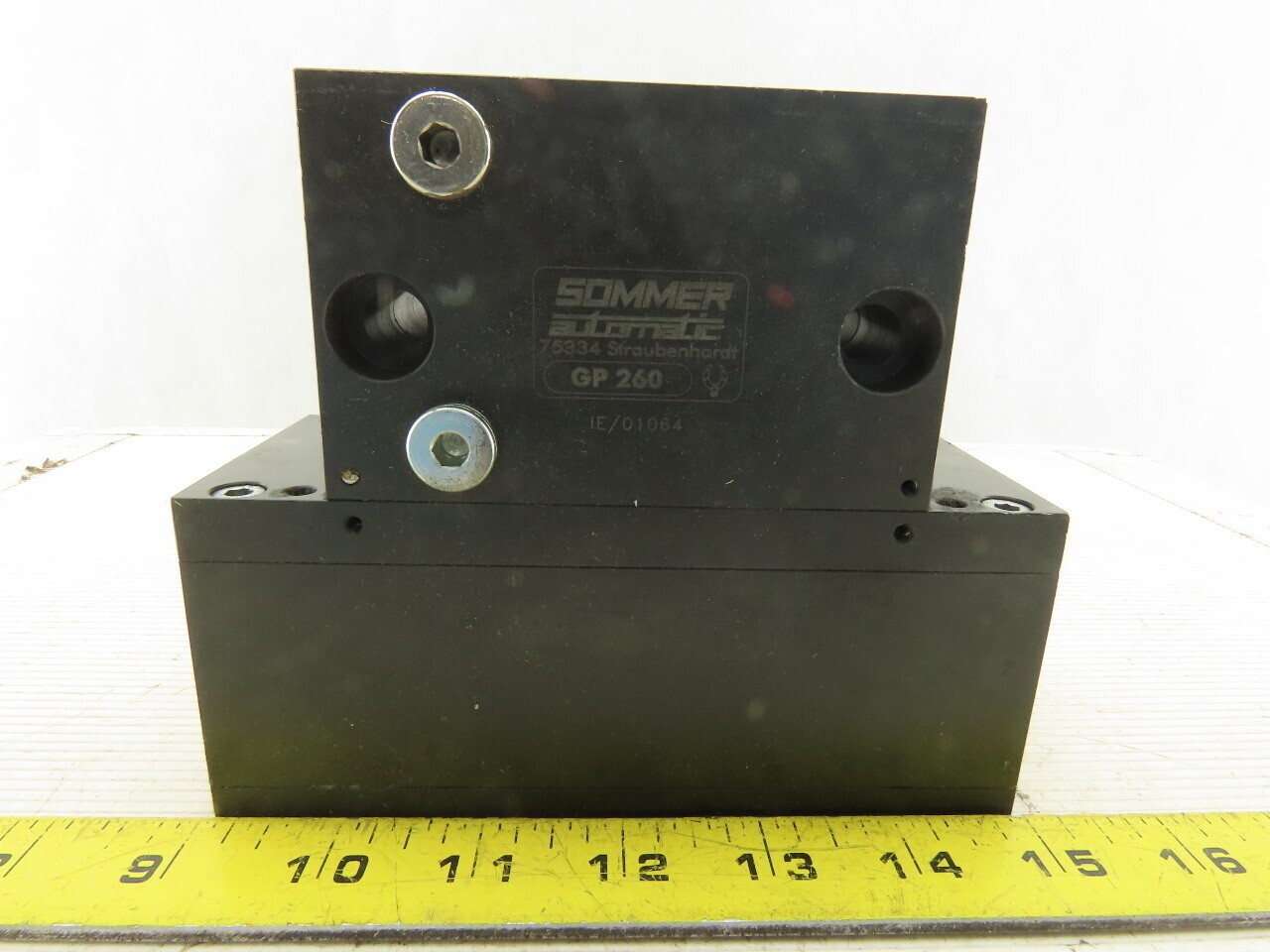 Sommer Automatic GP260 2 Jaw Parallel Pneumatic Gripper 30mm Stroke Per Jaw