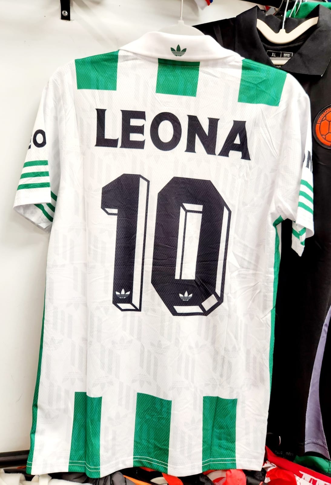 Camiseta Atletico Nacional Leona Retro 1996 #10 - R1.1 Nacional Soccer Jersey