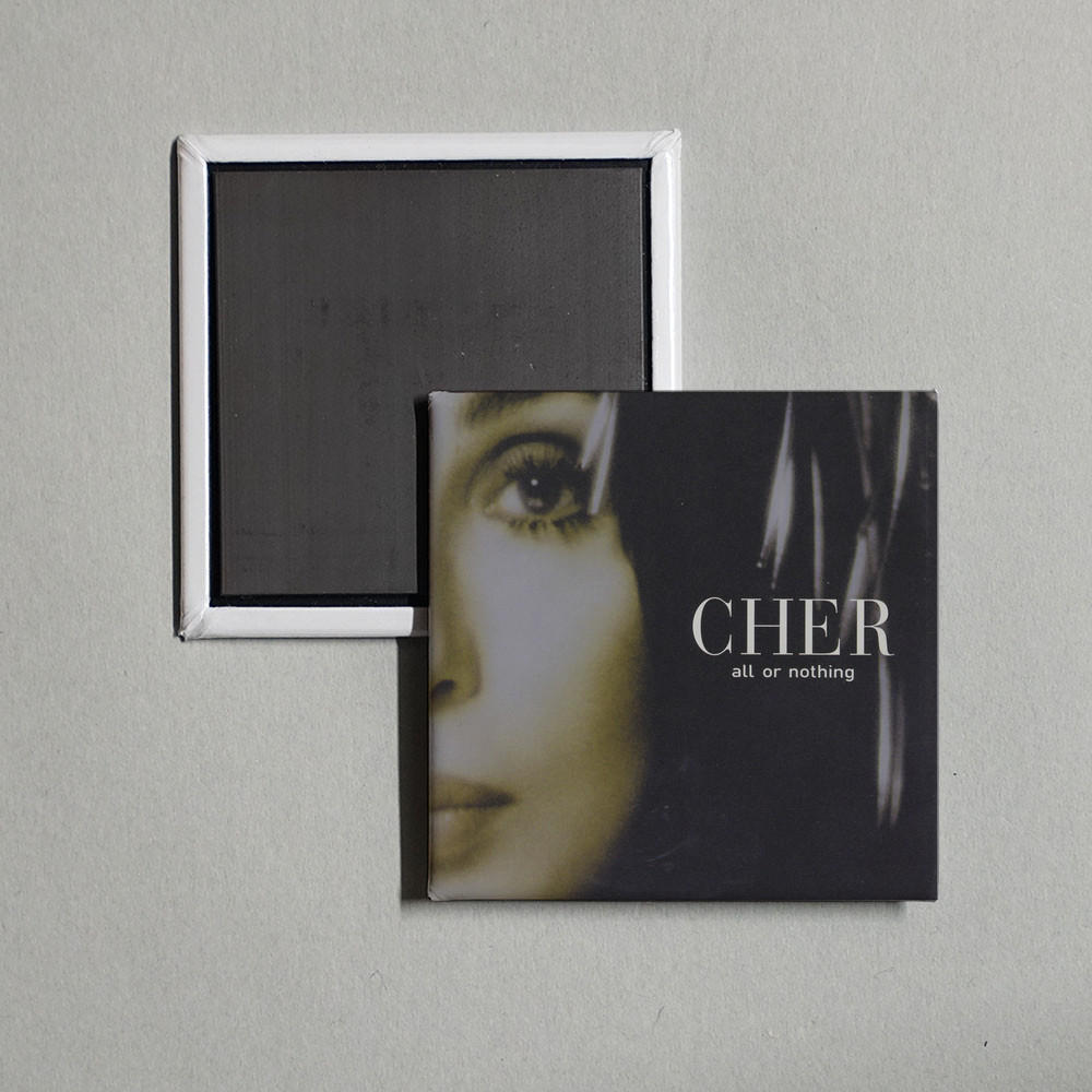 Cher - All or Nothing EP (Remixes) Album Cover Locker Fridge Magnet