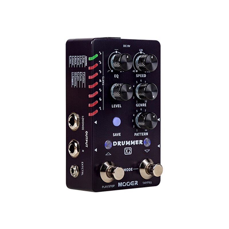 FILL Function EQ Knob for Drummer Guitar Effect Pedal Stereo Drum Machine