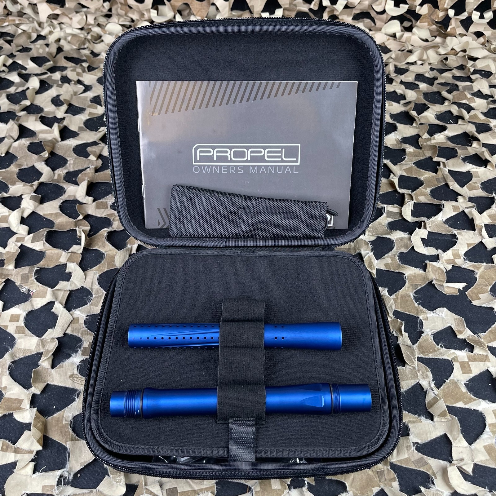 NEW Push Propel Mechanical Paintball Gun - Blue