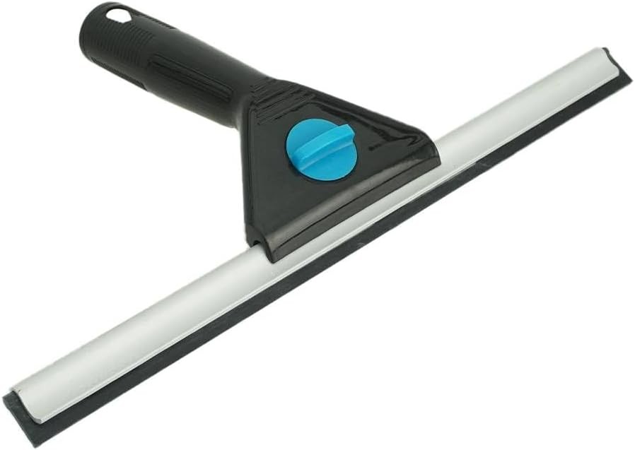 12 Inch All Purpose Window Squeegee - Lightweight Durable Plastic Handle