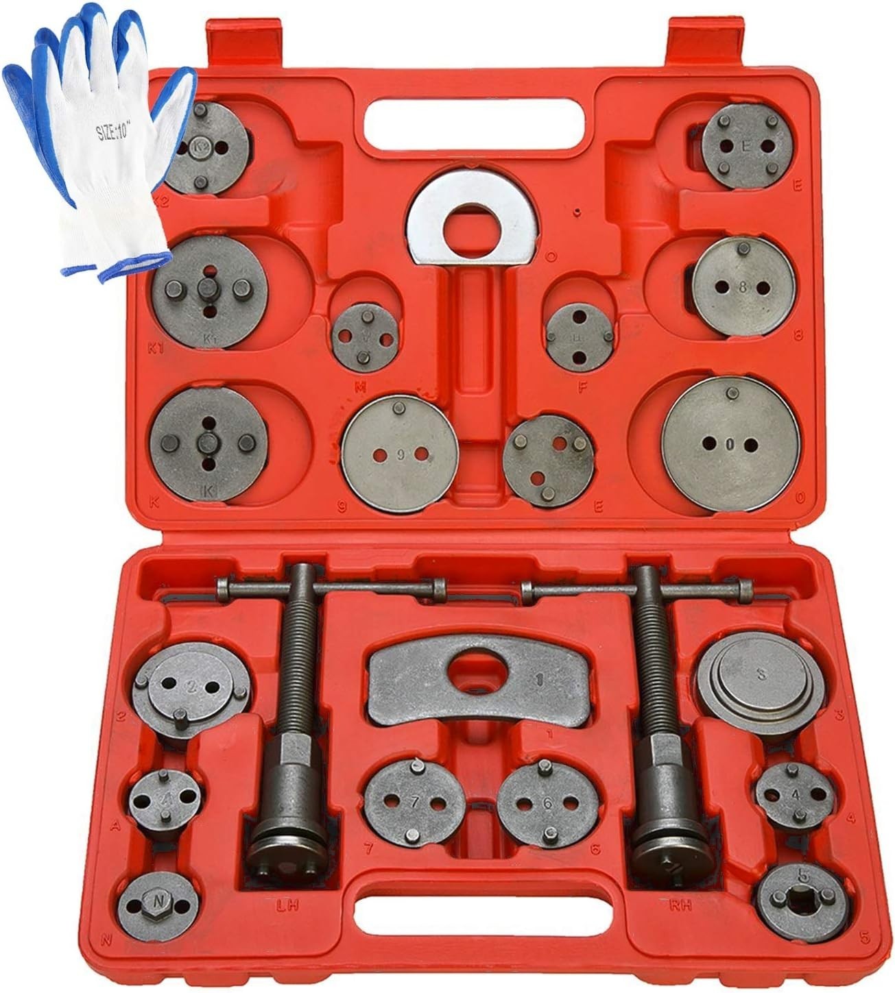 24pc Disc Brake Caliper Compressor Tool Set - Essential for Brake Maintenance