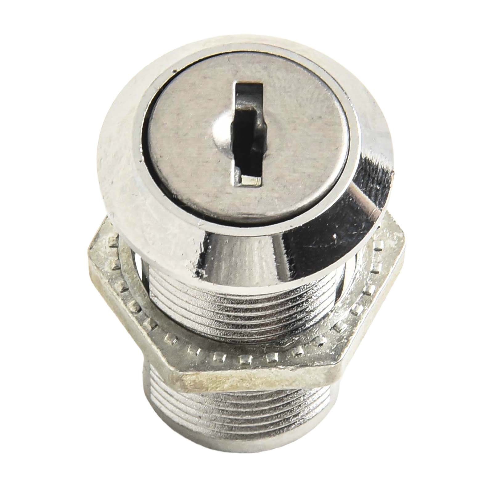 New Practical Cam Lock Tool Accessory Bright Chrome Cabinet Cupboard Door