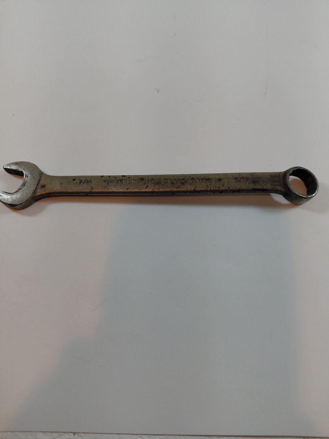 PROTO 1213 9/16" Combination Wrench Made in USA Hand Tool