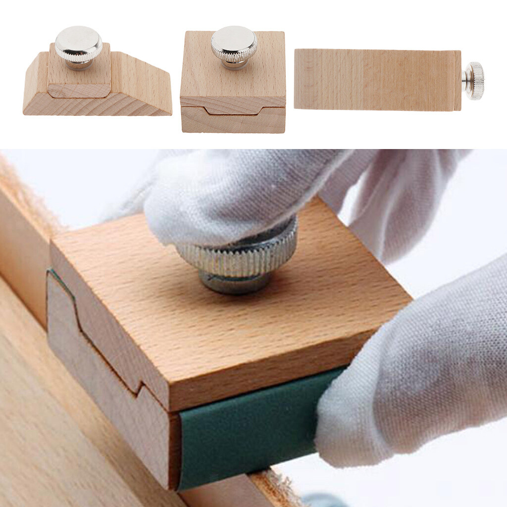 Wooden  Block Leather Polishing Tool