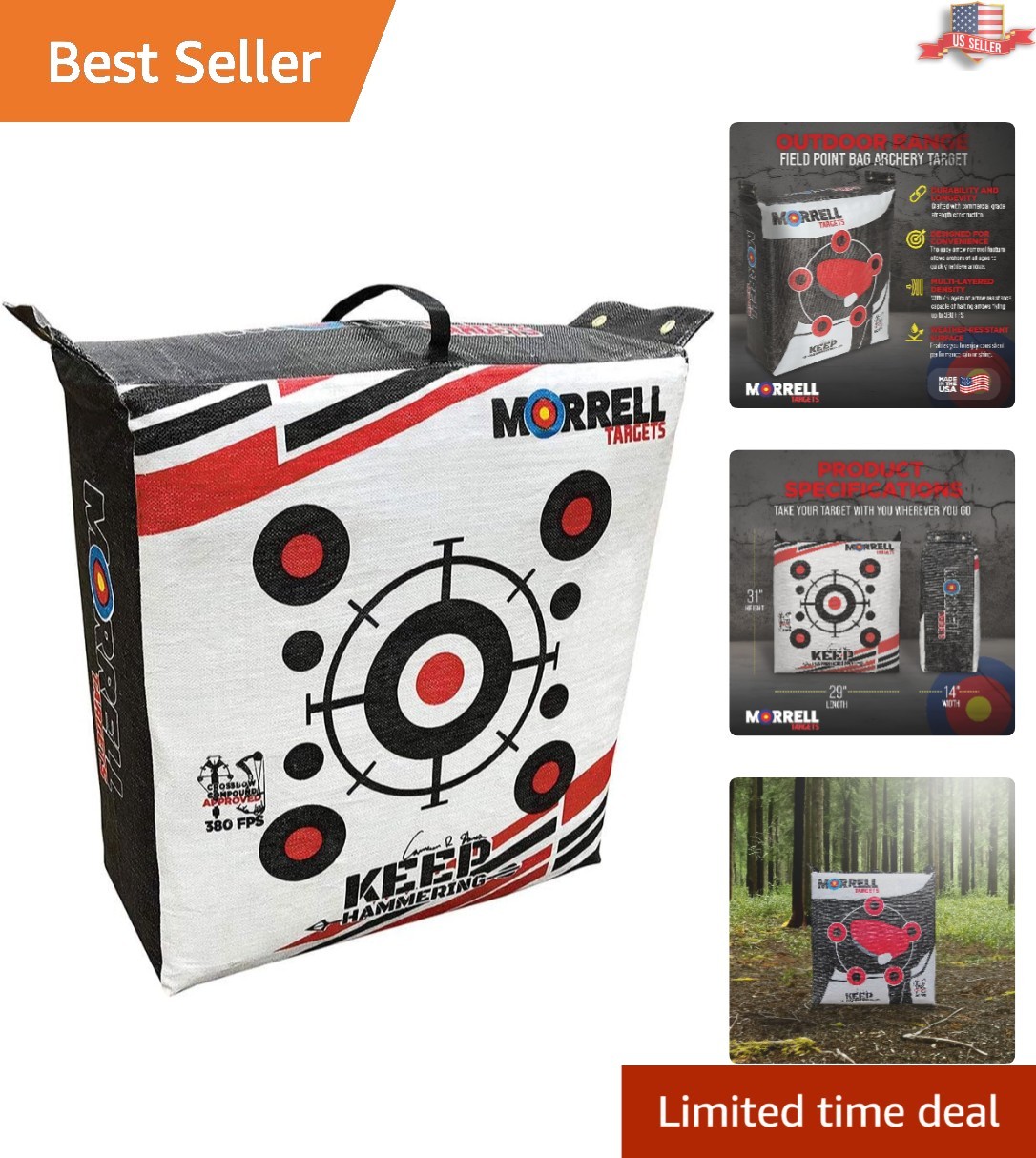 Vital Signs Combo 2 Field Point/Broadhead Target - Weatherproof & Durable