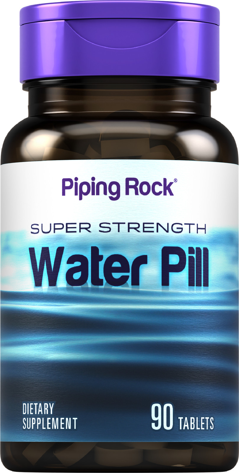Water Pills |  90 Tablets | Super Strength | Non-GMO Supplement | by Piping Rock