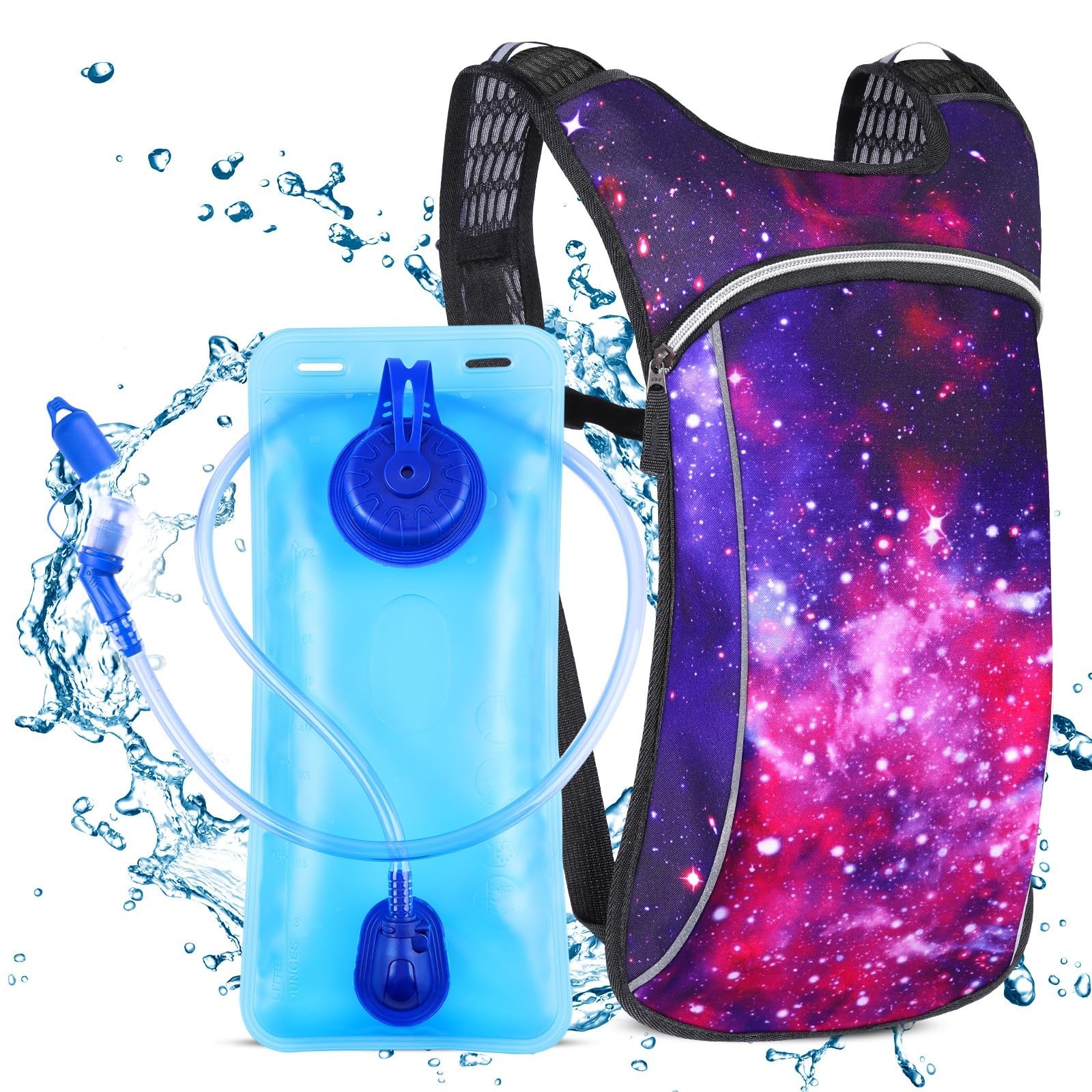 KUYOU Rave Hydration Pack, Hydration Backpack with 2L Hydration Bladder, Fest...
