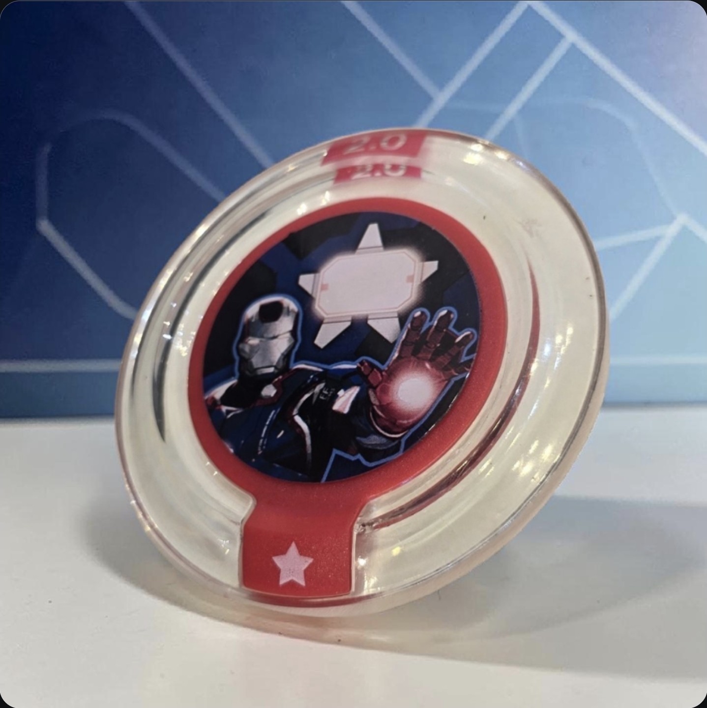Disney Infinity 2.0 Marvel Iron Patriot Rare Power Disc