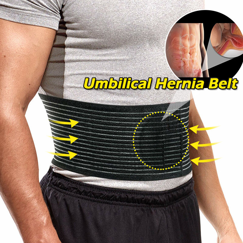 Umbilical Hernia Belt Abdominal Support Binder Brace Wrap with Compression Pad