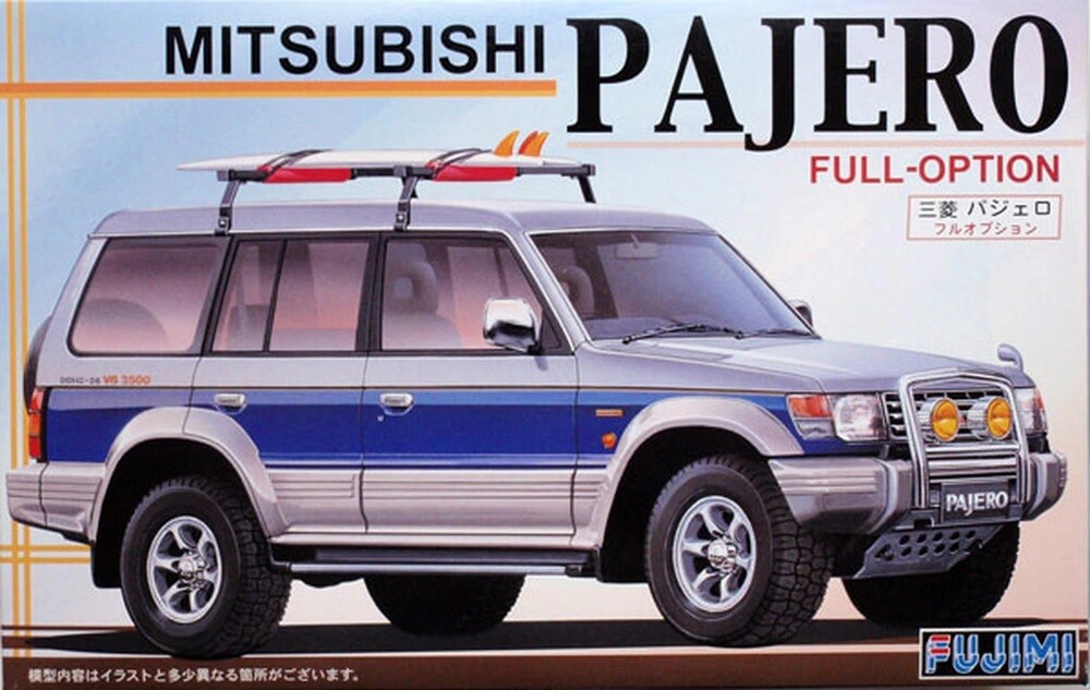 Fujimi ID-130 1/24 Scale Model Car Kit Mitsubishi Pajero V6 3500 Full Option