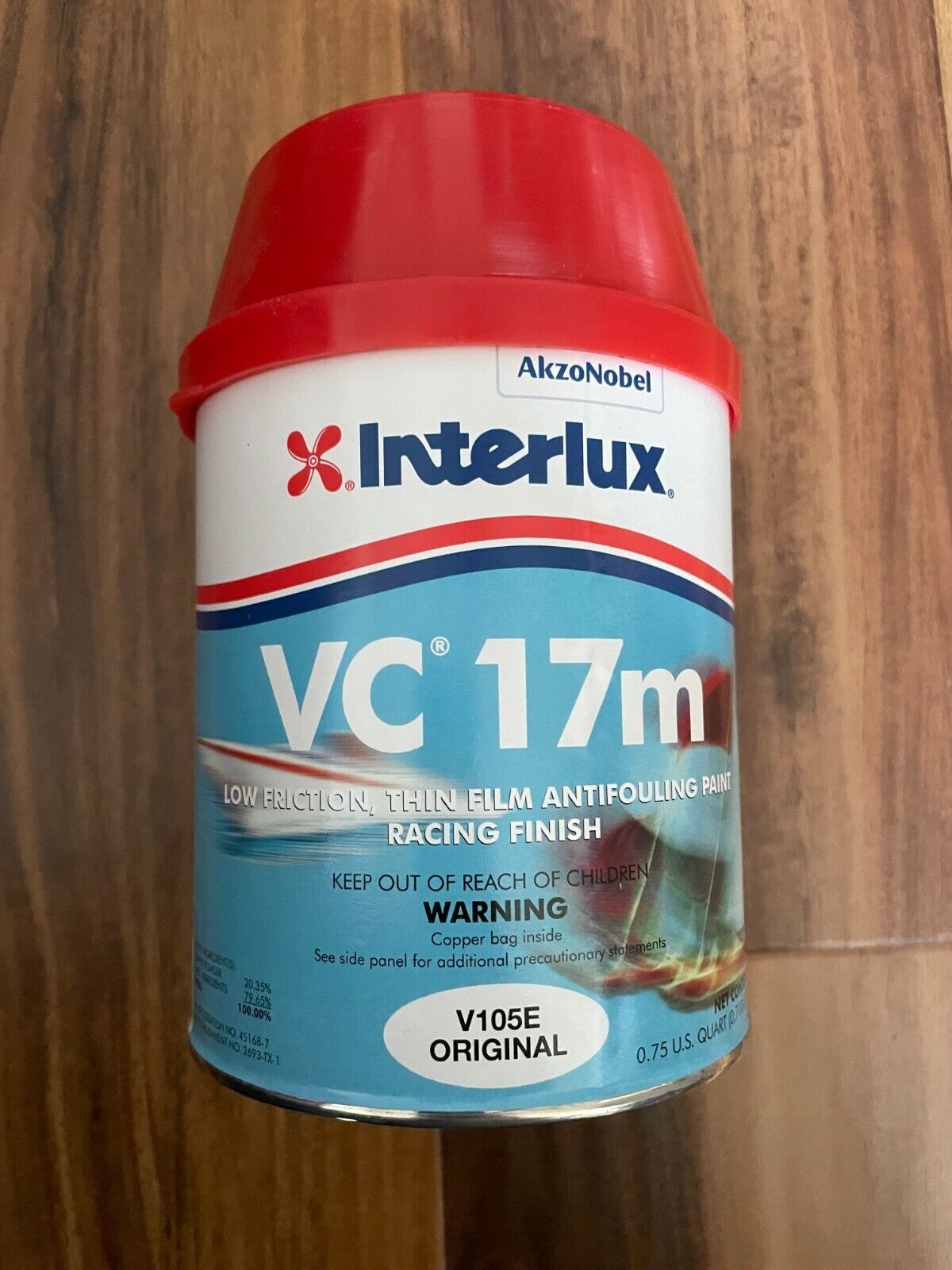 Interlux VC 17M Antifouling Paint YBA405KITQT V105UKIT/QTUS Original Color