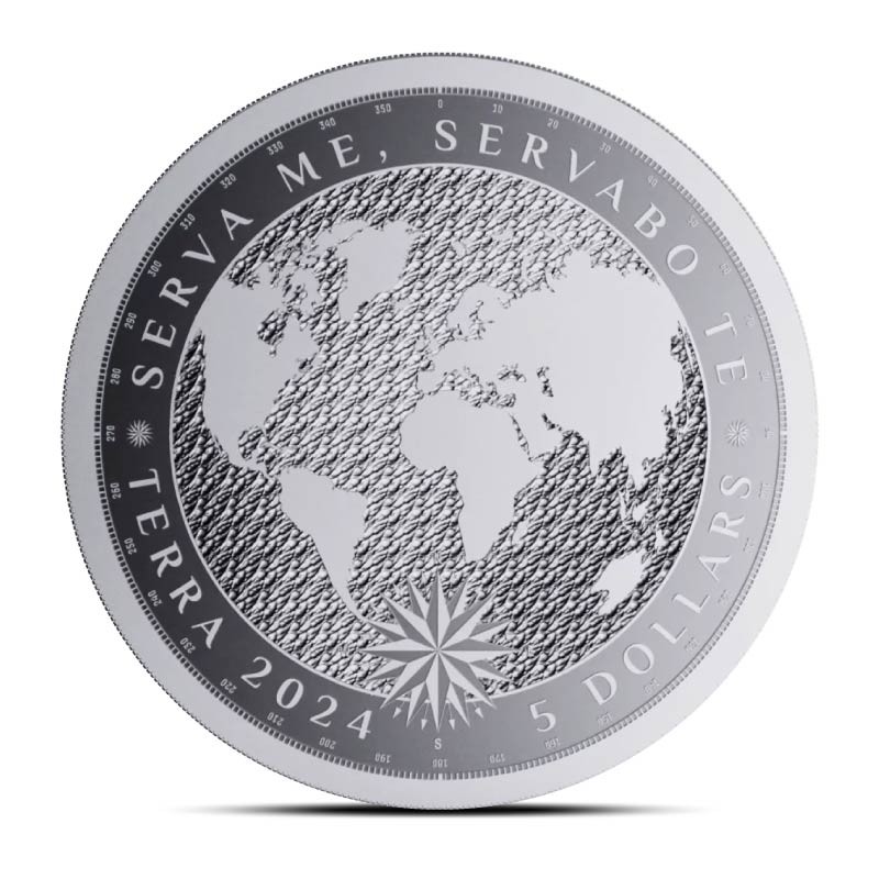 2024 1 oz Tokelau Terra Silver Coin (BU)