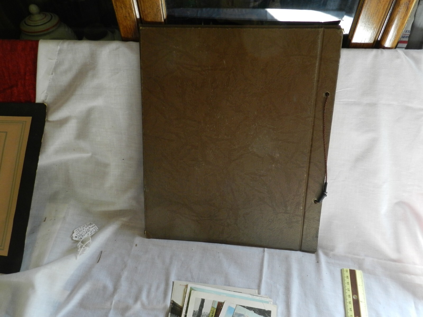 Vintage WW2 Era Scrapbook, Uncle Sam, Plane, Eagle, Ship, Cannon