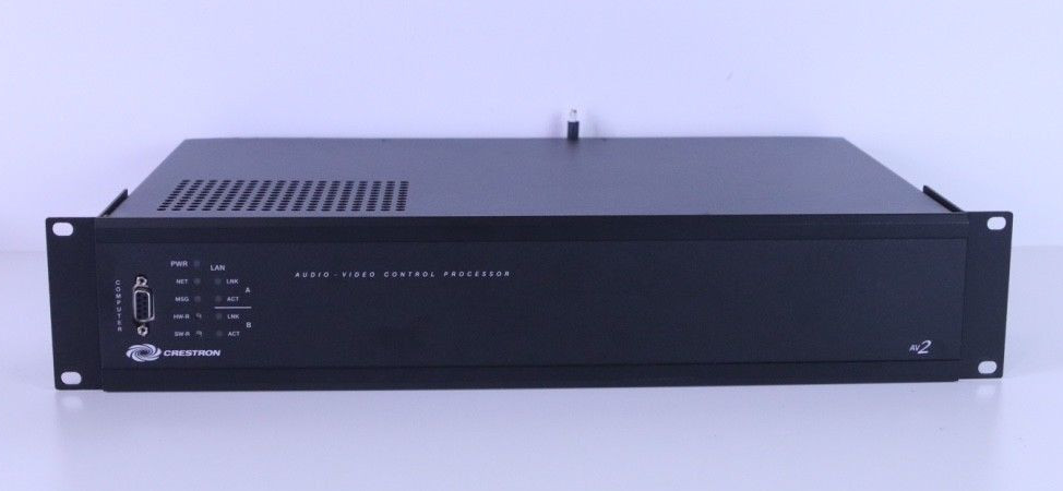6 Sold! Crestron AV2 Audio Video Control Processor With Manual and C2enet-1