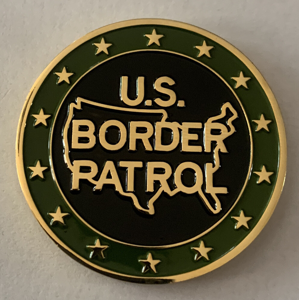 CBP US Border Patrol Guns And Coffee USBP Police Challenge Coin