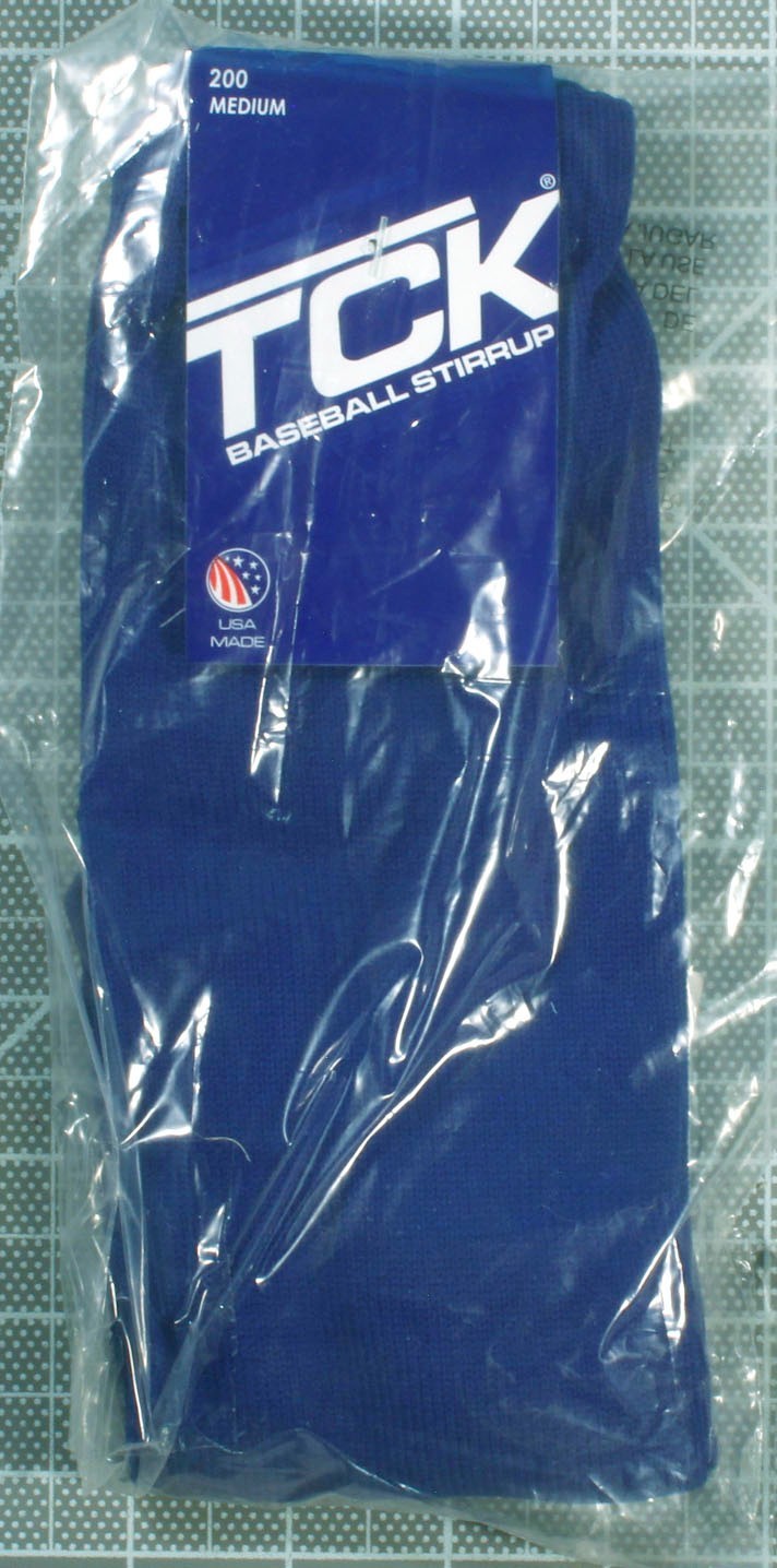 2 Pack Baseball Stirrup Socks - 4" - 200 Medium - Royal Blue