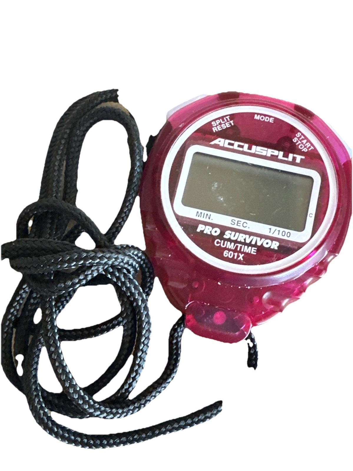 Accusplit Pro Survivor 601X 3V.1 Stopwatch RED