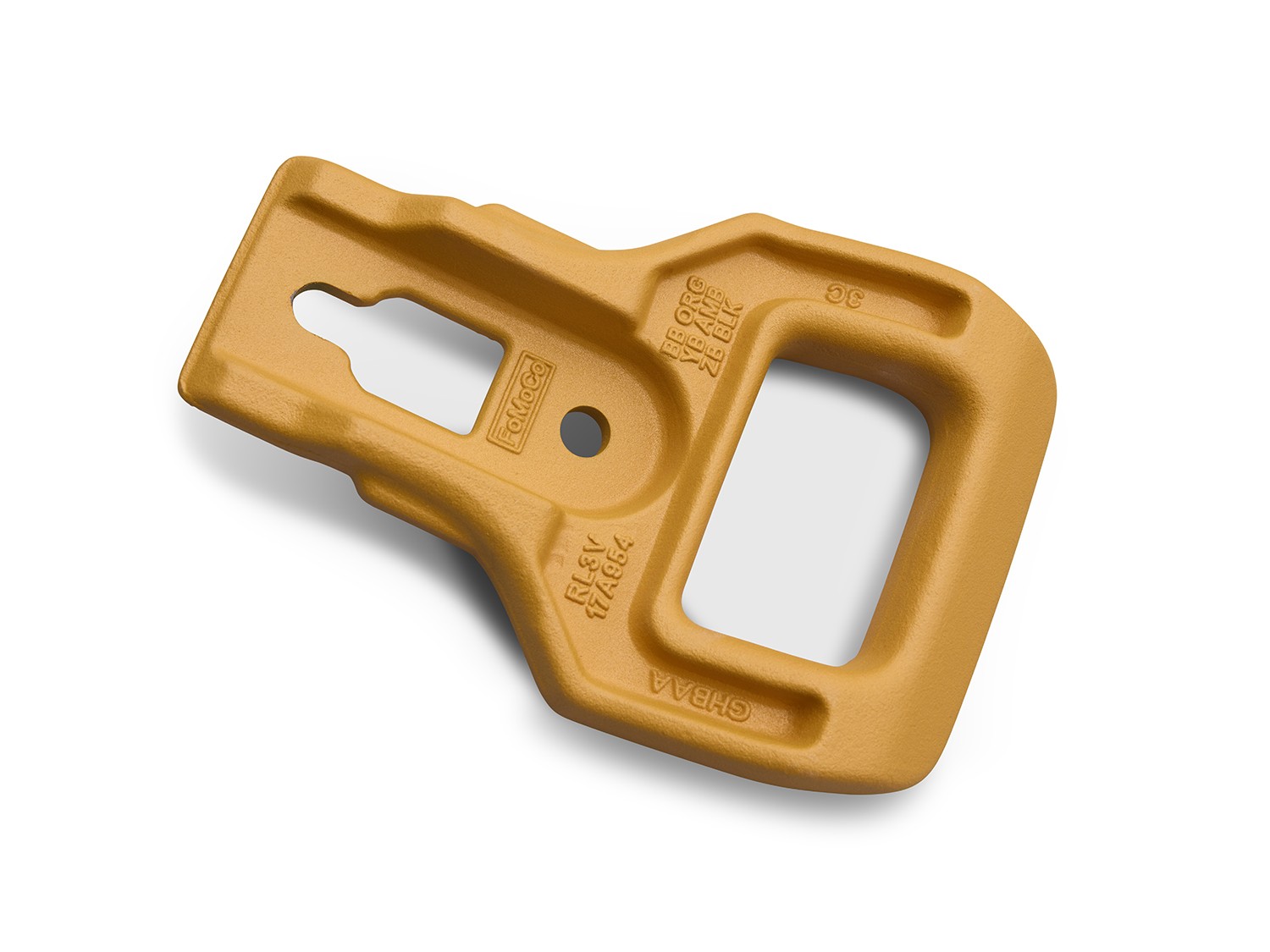 Genuine Ford F-150 Forged Steel Active Orange Tow Hook 2024-2026 w/Mod Bumper