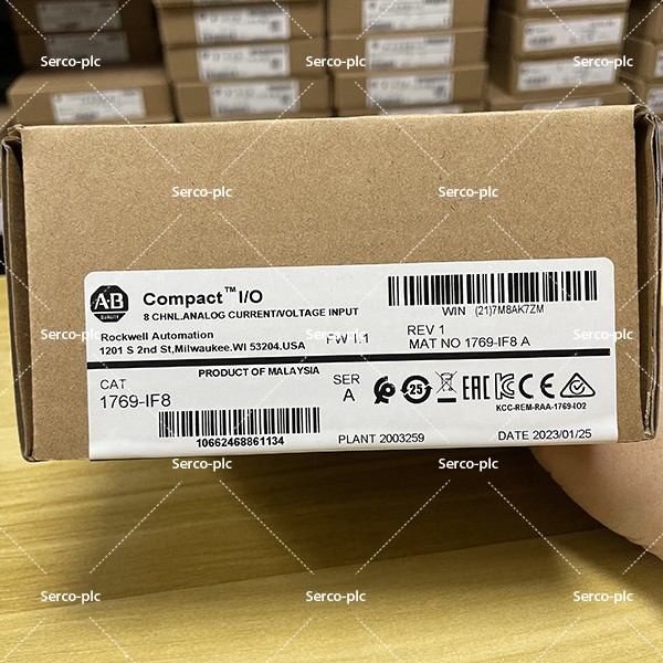 Allen Bradley 1769-IF8 Ser A: CompactLogix 8-Channel Analog Input Module (New)