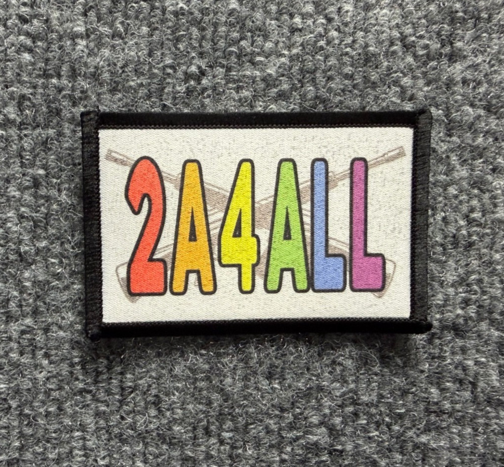 2A Rights "2A4ALL" Morale Patch Hook & Loop Second Amendment