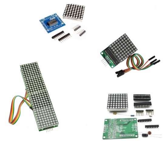 MAX7219 Dot led matrix MCU control LED Display module for Arduino Raspberry Pi S