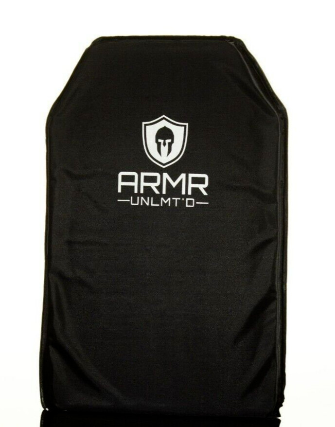 Bulletproof Backpack Insert Panel Shield Lightweight Body Armor Level IIIA 10X16