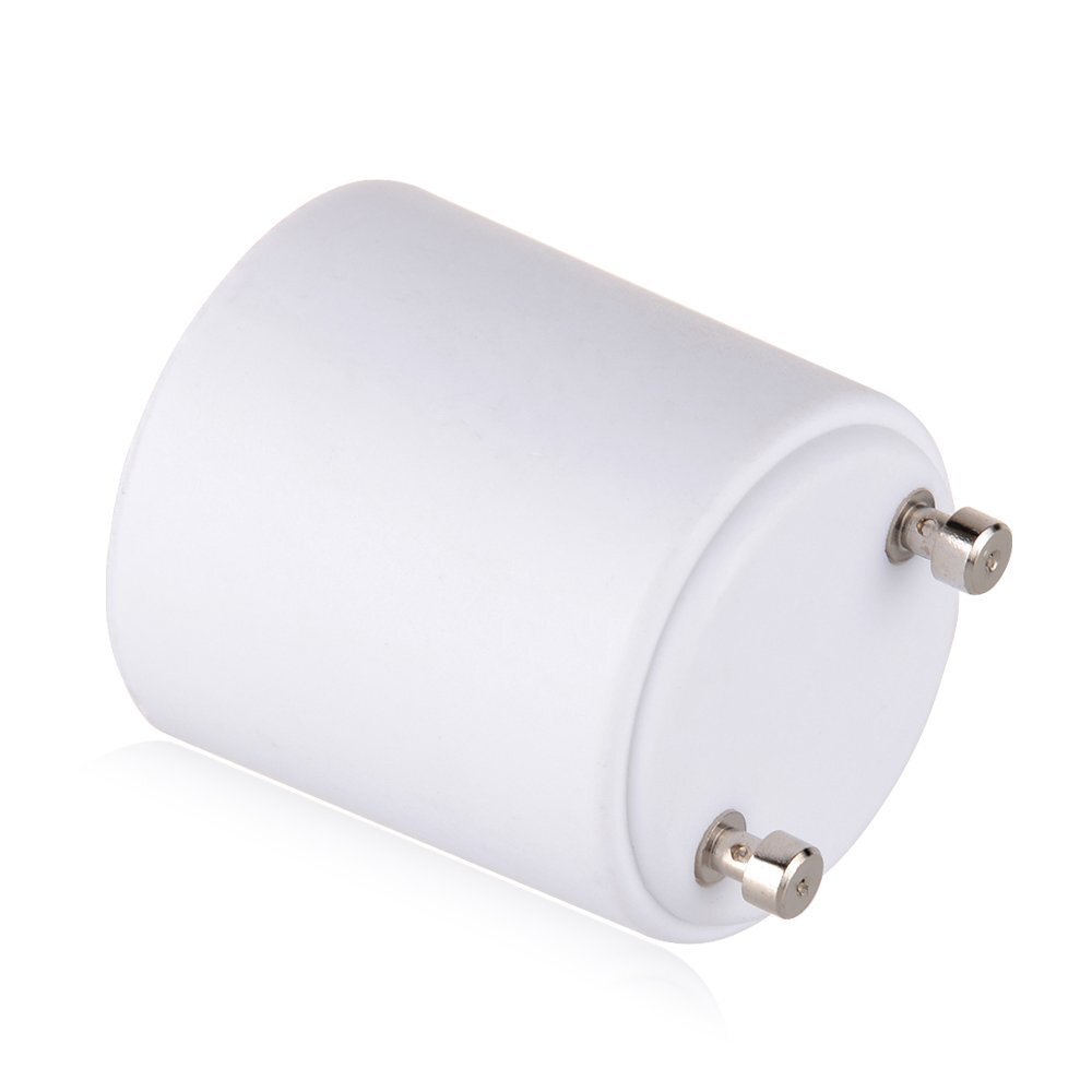 GU24 to E27 Adapter Bi-Pin to Medium Socket Edison Screw Base Convert