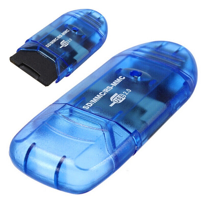 20x USB 2.0 Reader for SD HC SDHC Adaptor Memory Card Writer Adapter Portable