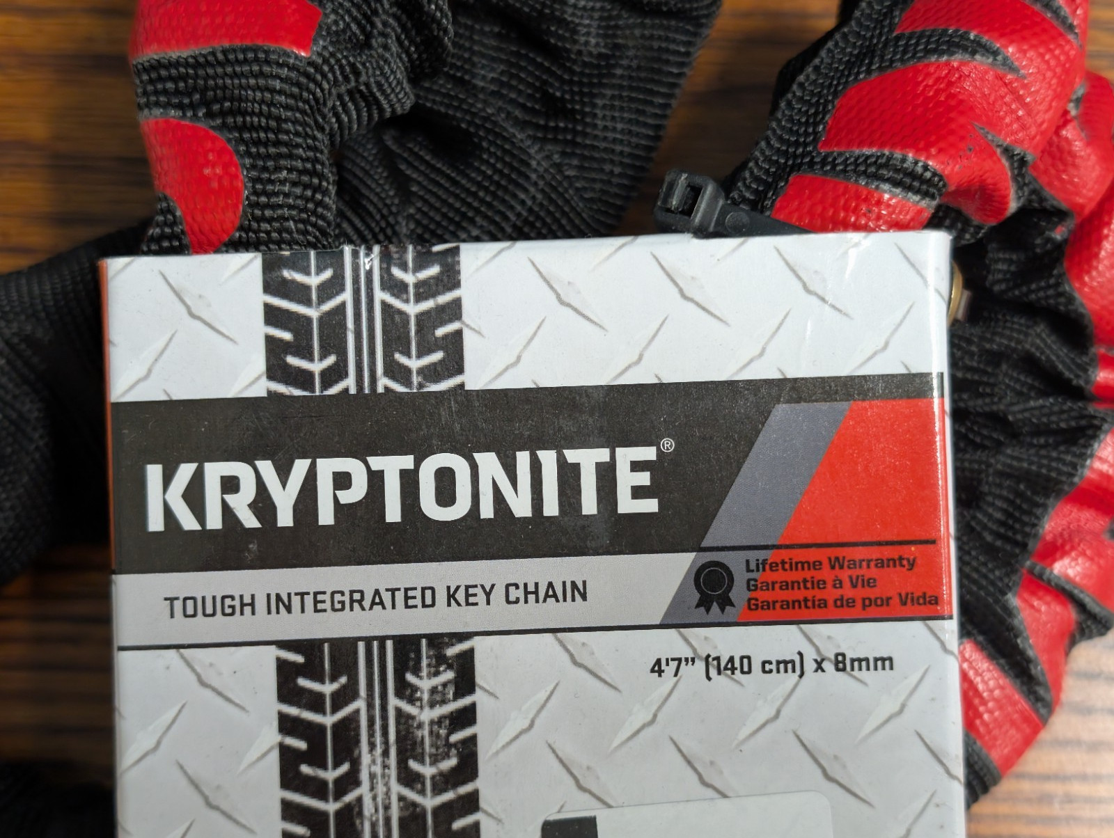 Kryptonite XtraTough Bike Chain Lock, 4 Feet Long Heavy Duty Anti-Theft Bicycle