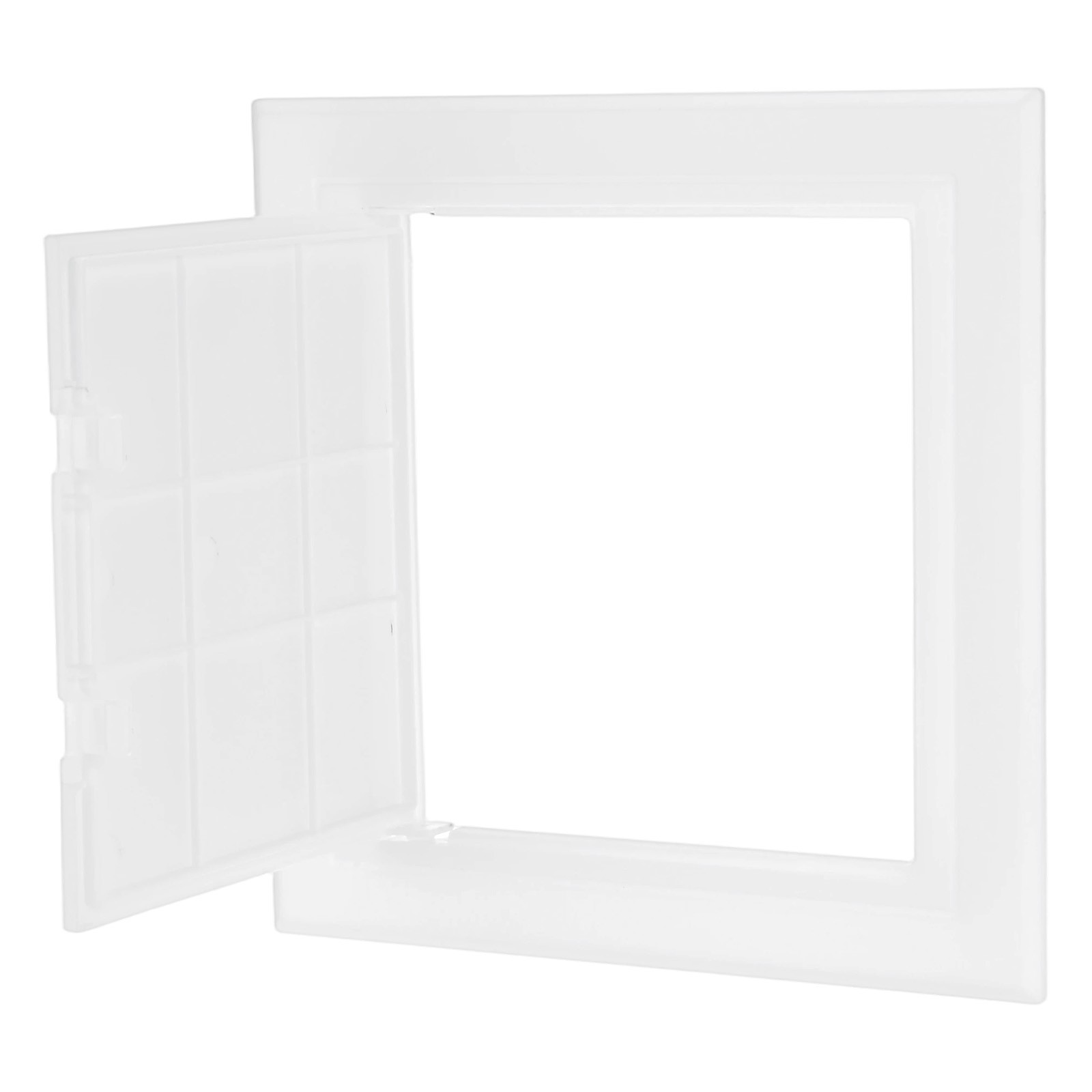 1-Pack Access Panel for Drywall, 5.3x5.3" Plastic Wall Hole Cover [White]