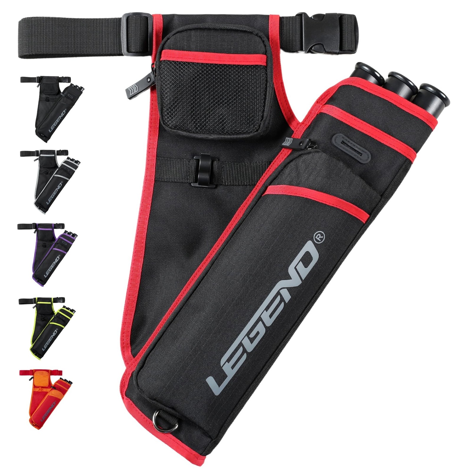LEGEND First Archery Quiver Case for Arrows - Target Shooting Hip Quivers wit...