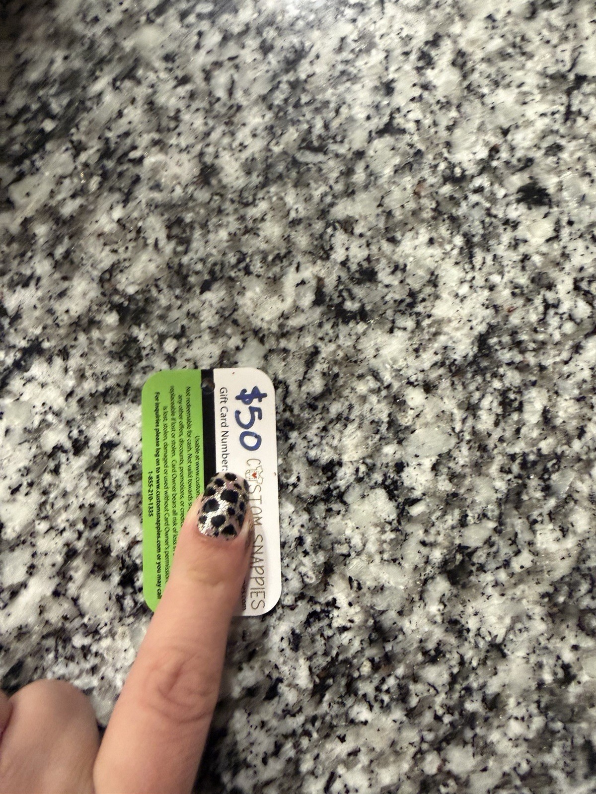 Custom snappies Gift Card Worth $50