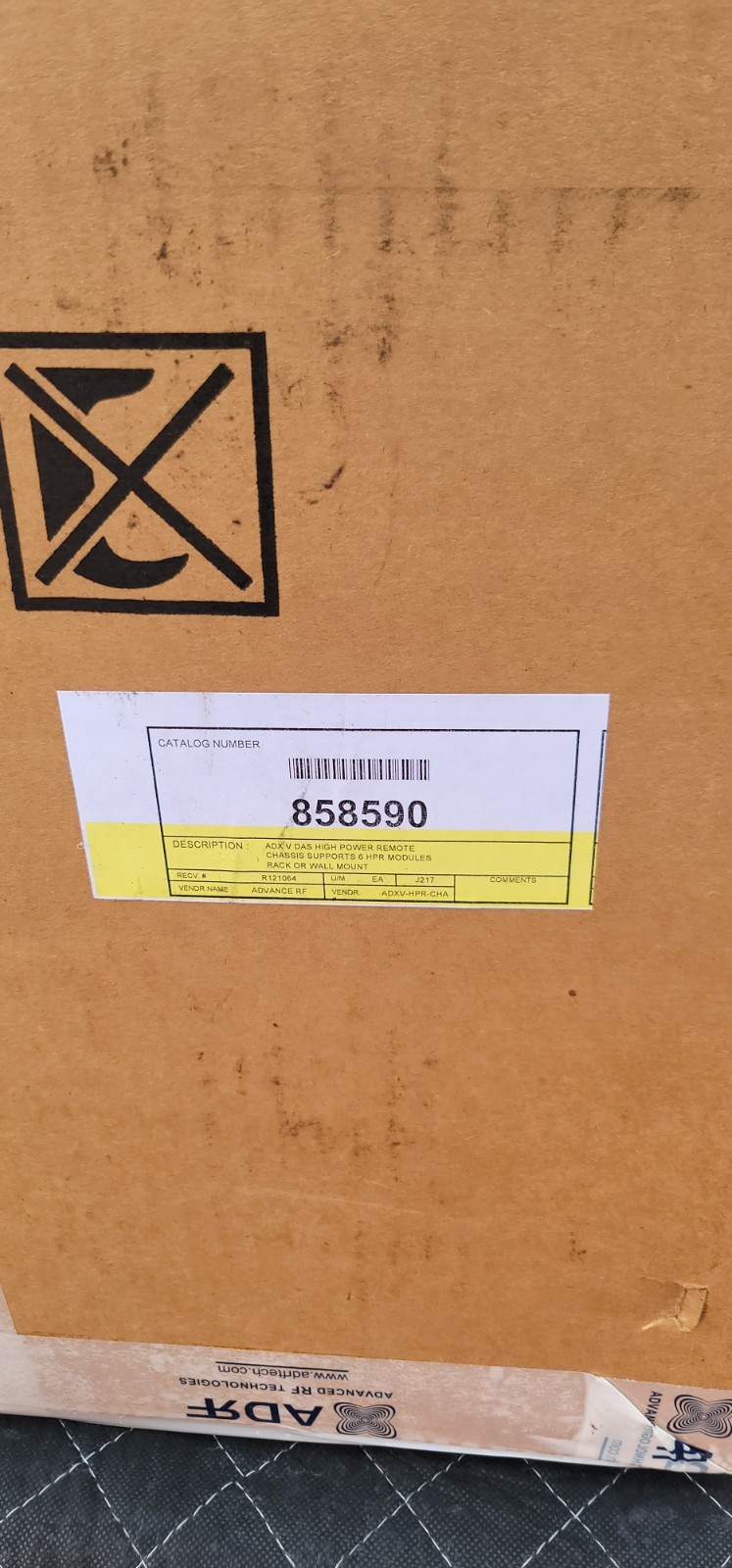 ADVANCED RF ADX V DAS High Power Remote Chassis (supports 6 HPR Modules)...