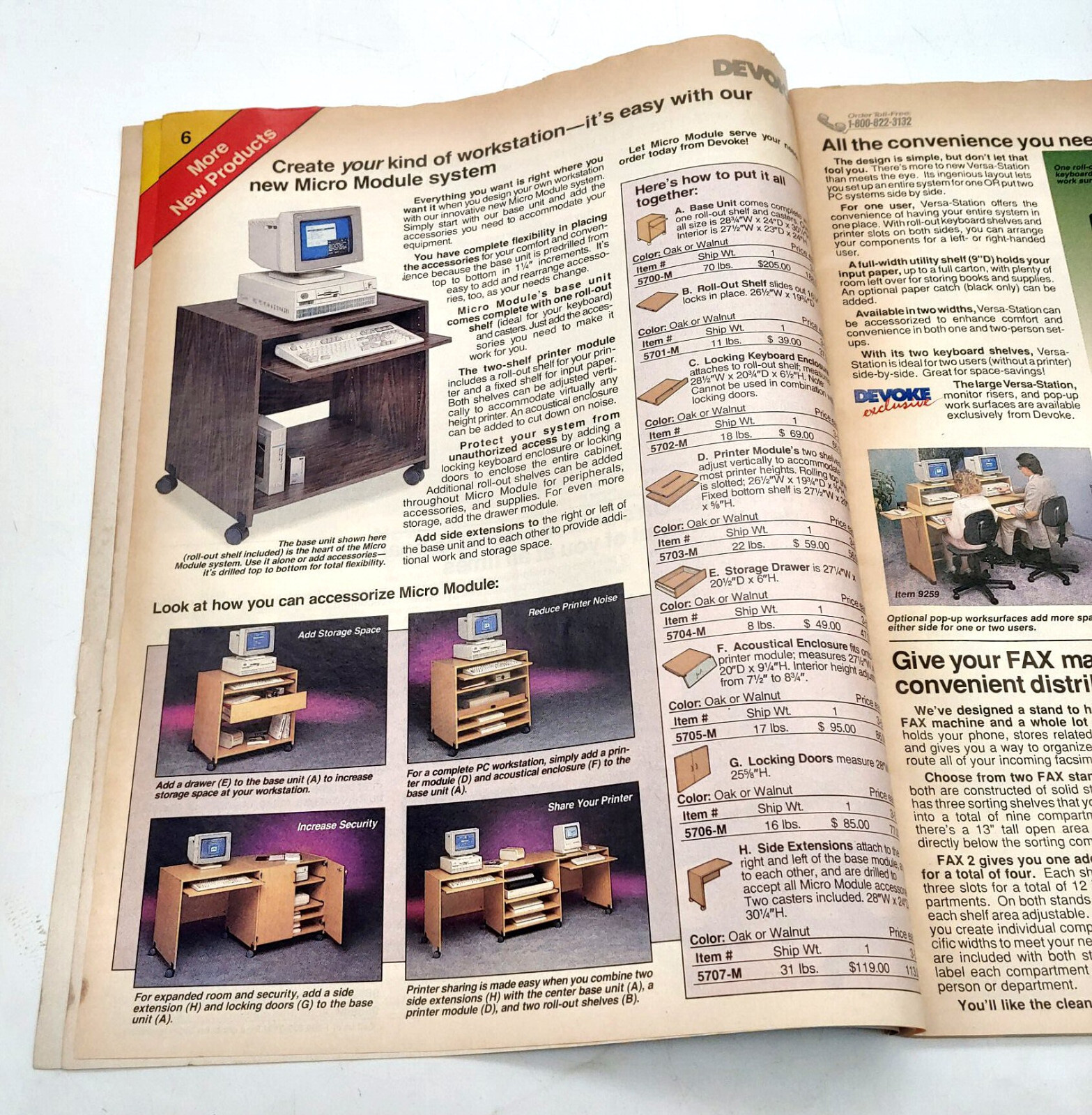 Summer 1988 Devoke Computer Support Products Catalog