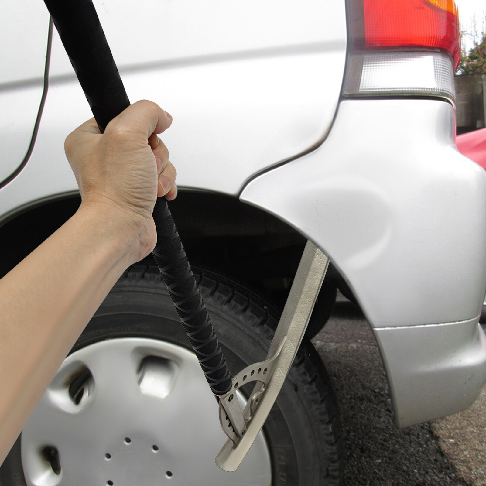 Car Fender Damage Repair Tools Auto Dent Removal Kit Angle Adjustable With Bag