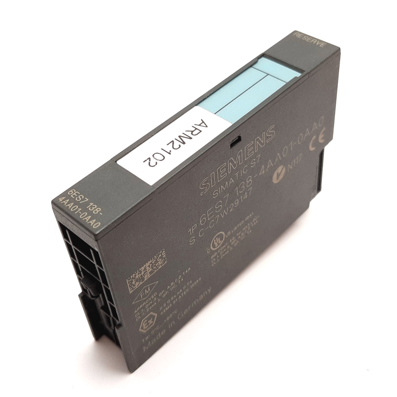 Siemens 6ES7 138-4AA01-0AA0 Simatic S7 PLC Reserve Module