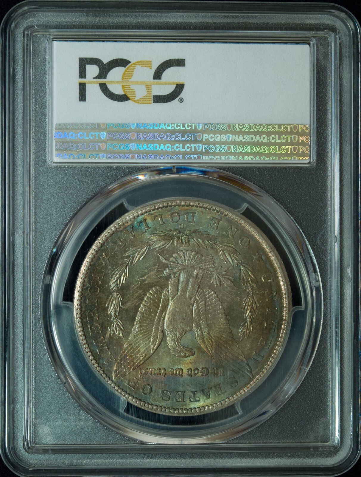 1904-O Morgan Silver Dollar MS 64 Full Reverse Toning