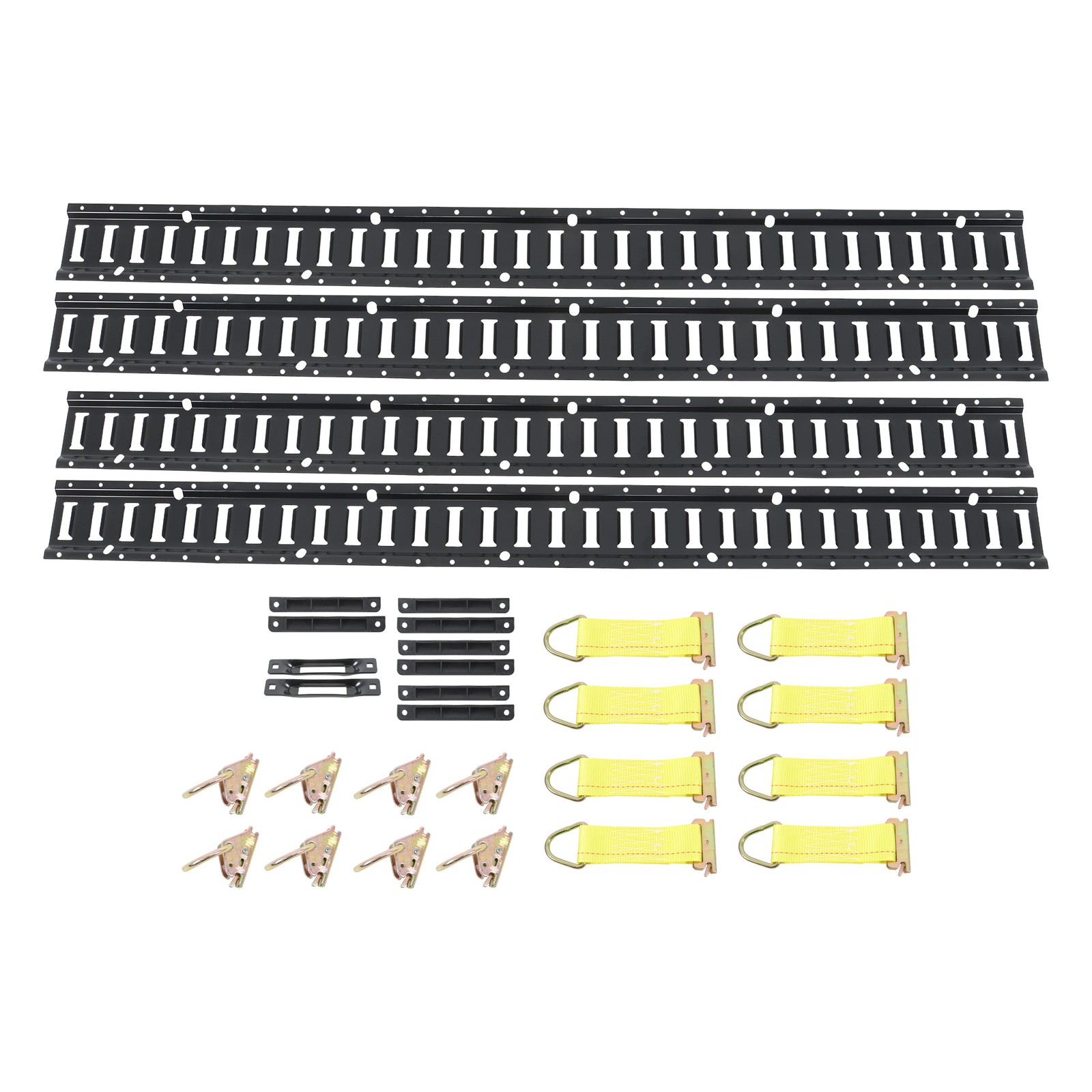 LABLT 30PCS 5' E Track Tie Down Rail System Heavy Loads Horizontal For Trucks