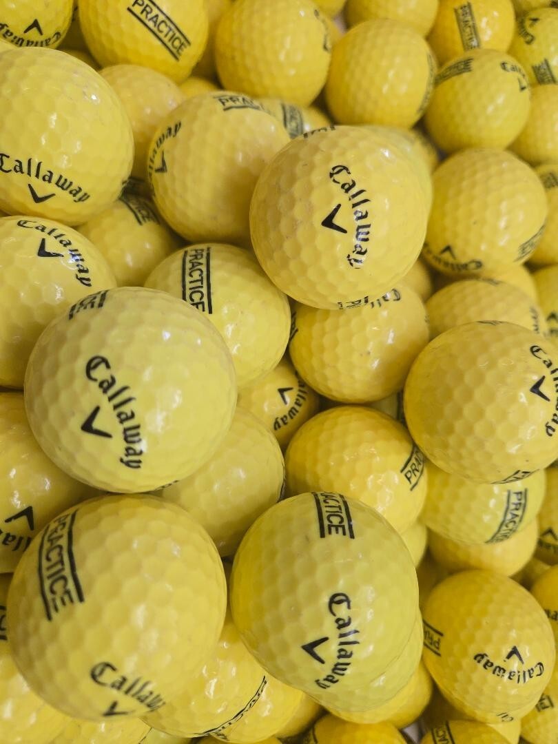 180 Callaway Range Golf Balls Yellow- Mint*.  AAAAA  Free Shipping.
