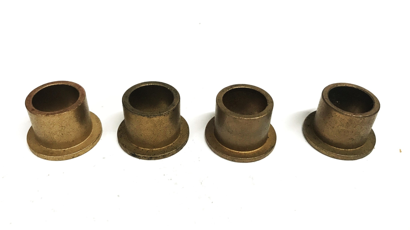 Unbranded Bronze Flanged Sleeve Bearing/Bushing [Lot of 4] NOS