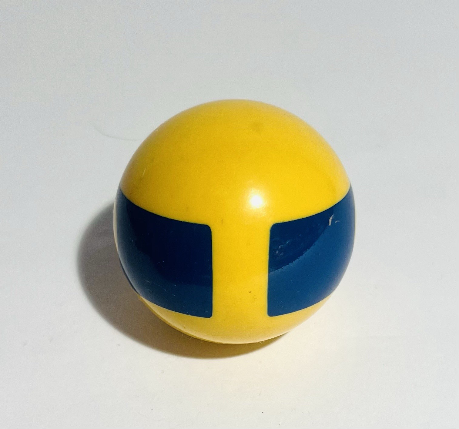 Vintage Pool Ball Number 10 Blue Broken Striped Replacement